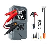 ZWEquipint Car Jump Starter and Air Compressor All-in-One, 1000A for Peak Battery Booster with Tire Inflator, 6000mAh Power Bank, LED Light, Overheat Protection for Cars and Motorcycles