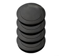 ZWEquipint Car Speaker Soundproof Rings,6.5inch Foam Dampening Spacers,4 Pack Black Door Speaker Adapters,Foam Speaker Replacement Kit