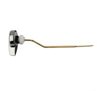 ZWEquipint Chrome Finish Toilet Tank Flush Lever Handle, Zinc Alloy Replacement Fitting Compatible With For TOTO And Most Standard Toilets, Side Wrench Assembly