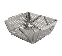 ZWEquipint Collapsible Colander And Storage Basket,Stainless Steel Foldable Strainer For Kitchen,Space Saving Dish Drainer For Vegetables Fruits Pasta BBQ