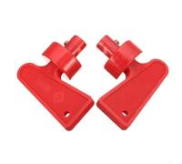 ZWEquipint for battery Isolator Switch Spare Keys,2 Pack Red ABS Plastic Replacement Keys,For Power Kill Off Switch Car Van Boat Marine Yacht Electric Vehicle