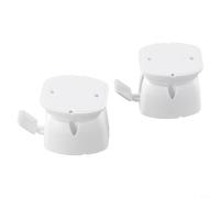 ZWEquipint for CARAVAN Door Retainer Catch Lock Holder Stopper,For Motorhome Campervan RV Trailer Mobile Home,With Nylon Material(2PC White)