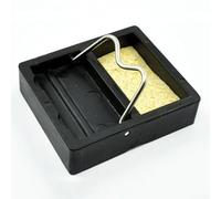 ZWEquipint For MINI Electric Soldering Iron Stand Holder Integrated Solder Sponge Stable Compact Support Base Station Pencil Style Tool Fit Space-Saving 4.6x3.9x1.2cm Suitable For Workbench