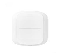 ZWEquipint for ZIGBEE Smart Wireless Switch 2 Gang For Tuya Smart Home Automation, ABS Push Button Scene Controller For Lights And Appliances, Compact White Design 5X5x3cm(WIFI)