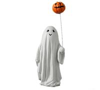 ZWEquipint Halloween Balloon Ghosts Garden Statue Outdoor Decoration Resin Crafts Spooky Decorative Figurine For Indoor Patio Yard