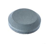 ZWEquipint Household Round Axe Sharpening Stone Brown Corundum Whetstone 120/180/240/400 Grit For Kitchen Cutlery And Hand Tools(76x27mm)
