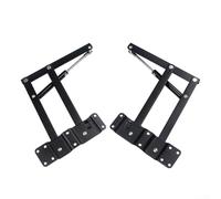 ZWEquipint Hydraulic Coffee Table Lift Mechanism Adjustable Height Folding Bracket Smooth Gas Strut Black Cold Rolled Steel Frame DIY Furniture Space Saving Foldable Rust Resistant 24X22X5cm