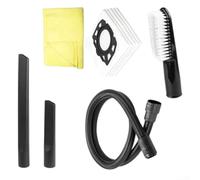 ZWEquipint Interior Cleaning Kit For Karcher WD2 WD3 MV2 For MV3, 1.5m Hose Extension, 5 Bags, Crevice Nozzles, Brush, Cloth
