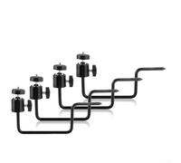 ZWEquipint Iron Adjustable Camera Holder for Trail Cameras to Capture Wildlife in Action (4 pieces)