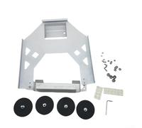 ZWEquipint Magnetic Roof Mount for Starlink for MINI, 304 Stainless Steel Antenna Bracket with Rubber Feet for Campers Vans Boats, White