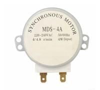 ZWEquipint MDS-4A Synchronous Turntable Motor for Microwave Oven, 220V Tray Motor with 2 Pins, 4/4.8 RPM Rotation Speed, Replacement Part for Cooking Appliance Accessories