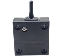 ZWEquipint Mechanical Push Button Switch Self-Reset Cabinet Door Light Control Systems Automatic Reset 250V AC Wide Temperature Range 10000 Electrical Cycles Screw Assembly Wiring(Black)