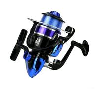 ZWEquipint Metal Spool Fishing Reel,With 5 51 Speed Ratio Featuring Foldable Rocker Arm And Left Right Interchangeable Handle,For Comfortable Fishing(MK6000)