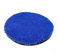 ZWEquipint Microfiber Wax Collector Pad for Car Detailing, Self-Adhesive Polishing Sponge Buffer for DA/RO Polisher, 6 Inch Dark Blue(6 inches 150mm)