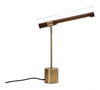 ZWEquipint Modern Minimalist Nordic Wood Grain Desk Lamp, Adjustable Foldable LED Reading Light With Eye Protection, Tri-Color Temperatures For Study Office Bedroom, Metal Base Stable Design