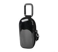 ZWEquipint Nylon MP3 Player Case For Sony NW-E394, Portable Hard Shell Cover With Mesh Storage For Earphones And Cables, Compact Protective Pouch 5.5x2x11cm, Black
