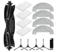ZWEquipint Replacement Kit For Ultenic D10 For T10 Lite For T20 Pro Robot Vacuum, Includes Main Brush Side Brushes Filters And Mop Cloths, Compatible With For MOVA E10 E20 Plus For TROUVER E10 E20 Pro