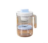 ZWEquipint Rotatable Handle Yogurt Strainer With Fine Mesh Filter For Gr heese Maker And Cold Brew, 304 Stainless Steel, Quick Drain In 10 Mins, 18Cm(Blue)