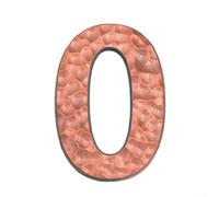 ZWEquipint Self-Adhesive Metal House Numbers 5cm Weather Resistant for Doors Mailboxes(10)