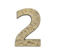ZWEquipint Self- Metal House Numbers 0-9 for Home for address Identification 3D Magnetic Door Sign 5cm(2)