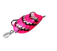 ZWEquipint Simulation Frog Bait for Blackfish, Bass, Pike and Trout | 4 cm Soft Fishing Lure with Double Hook | Floating Carnivorous Mini Lure, Multicolor | PVC Silicone Lifelike Design(C)