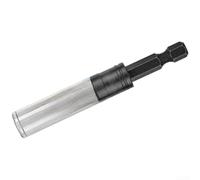 ZWEquipint Steel Drill Extension Bar 92Mm 150Mm Locking Holder Adapter For Impact Driver Bits Power Tool Accessories Black(DWA3HLDFT 92mm)