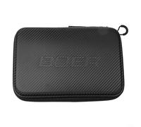 ZWEquipint Table Tennis Racket Cover,Waterproof EVA Protective Case,Pingpong Paddle Storage Bag,Shock-Resistant Carrying Pouch,With Zipper Pocket,Black 290 195 50Mm