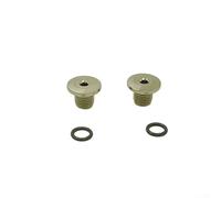 ZWEquipint Titanium Bicycle Shifter Bleeder Screw For R7000/R8000 Series Road Bike Components With Sealing Washer(B-Silver 2pcs)