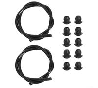 ZWEquipint Trimmer Fuel Pipe And Tank Locking Ring Set,Compatible For FS80 FS85 KM85 FC75 BG72 BG75 FS74 FS76 BR320 BR400 BR420,Outdoor Replacement Parts, 12 Pieces