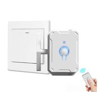 ZWEquipint Wireless Light Switch Remote Control, Smart for toggle Button Pusher for Home, USB Rechargeable Stick-On Controller No Wiring, Compatible with Most Single-Direction Switches, White(1 Keys