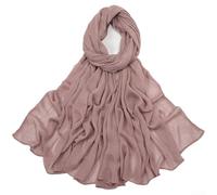 ZWEquipint Women's Rayon Headscarf Plain Solid Color Wrap for Versatile Use Soft Breathable Shawl 180x80cm Spring Autumn(AI)
