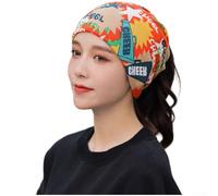 ZWEquipint Women's Winter Twisted Knit Hat Scarf, Double-Layer Spiral Neck Warmer Face Mask, Soft Polyester Fashion Beanie for Cold Weather(AC)