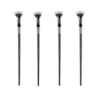 Zwfjcmsa Scalloped Lash Brush, Fan Brush for Lashes Eyelash Separator Tool, Eyelash Comb for Upper Lower Eye 4pcs