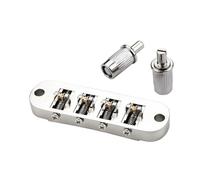 Zwfjcmsa Tune-O- Roller Saddle Guitar Bridge for LP 4 String Guitars Electric Guitar