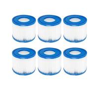ZWFYJEWU For 29001E PureSpa Inflatable Swimming Pool Filter Catridge Swimming Pool Filters, Compatible For Intex, PureSpa Type S1 Cartridge(6pcs)