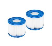 ZWFYJEWU For 29001E PureSpa Inflatable Swimming Pool Filter Catridge Swimming Pool Filters, Compatible For Intex, PureSpa Type S1 Cartridge(4pcs)