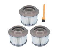 ZWFYJEWU Inflatable Pool Filter,Compatible For MSPA，FD2089 K808 MDP66 Pool Water Filter Pump Replacement Kit Hot Tub Water Filter Pump Cartridge Str(3pcs)