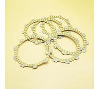 ZWHBJHGCYG Compatible with VT400C/CA 400 2009-2017 VT500FT VT 500FT 1983-1984 Motorcycle Clutch Friction Plate Set Disc Kit pieza
