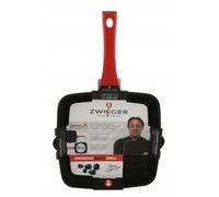 ZWIEGER OBSIDIAN GRILL PAN DIAMETER 28 CM, FRYPAN FRYING PAN, DIE-CAST ALUMINIUM