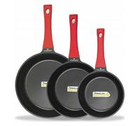ZWIEGER OBSIDIAN SET OF FRYPANS 3 PCS FRYING PANS 20, 24, 28 CM ALUMINIUM PAN