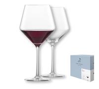 Zwiesel Glas Red Wine Glass, Pure, Burgundy, 692 ml, 6 Pack, Tritan Crystal Glass, Machine Blown, Made in Germany