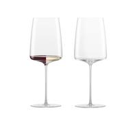 Zwiesel Glas Simplify Bordeaux Wine Glass (Set of 2), Hand-Blown Wine Glasses for White and Red Wine, High-Quality Tritan Crystal Glasses (19 Ounce)