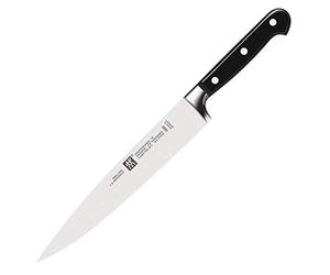 ZWILLING 1001464 Slicing Knife, Blade length: 20 cm, Large blade, Special stainless steel/Plastic handle, Professional S, Silver/Black