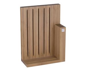 ZWILLING 5 slot brown Knife block empty magnetic