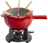 ZWILLING Cast Iron Fondue Set, 1.9-qt, Red