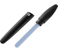 ZWILLING Ceramic Nail File (coarse and fine grained file surfaces, for sensitive nails, with protective cap), Premium, Black, 170 mm