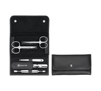 ZWILLING CLASSIC 5-pcs Calf leather Snap fastener case black