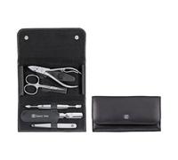 ZWILLING CLASSIC 5-pcs Calf leather Snap fastener case black