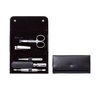 ZWILLING CLASSIC 5-pcs Calf leather Snap fastener case black