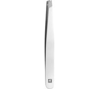 ZWILLING slanted tweezers for precise eyebrow hair removal, polished stainless steel, 90 mm
